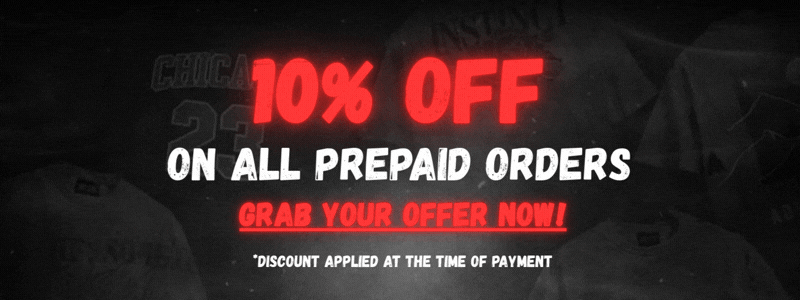 10% off on all prepaid orders — discount applied at the time of payment
